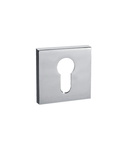 Накладки на ключевой цилиндр Накладка под цилиндр PUERTO SLIM на квадратном основании ET AL 03 slim CP 